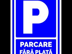 Semn pentru parcare fara plata